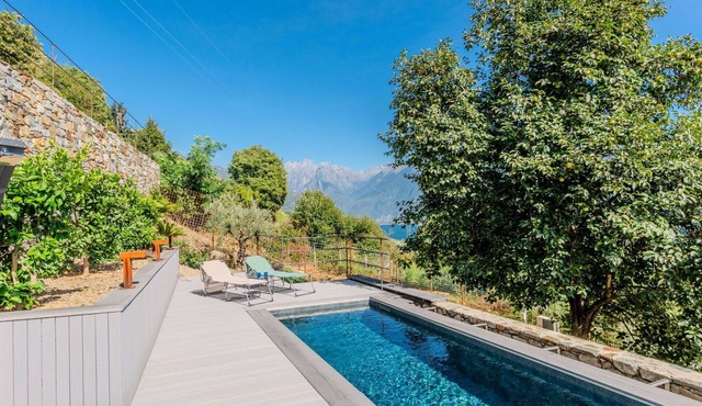 Wonderful private villa for 7 guests with private pool, WIFI, TV, terrace and panoramic view