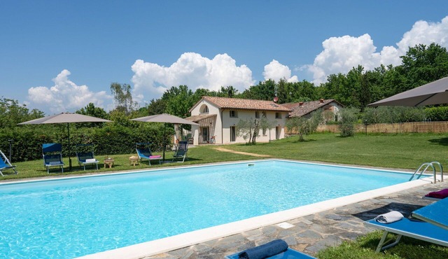 Wonderful private villa for 7 guests with private pool, WIFI, A/C, TV, patio and panoramic view