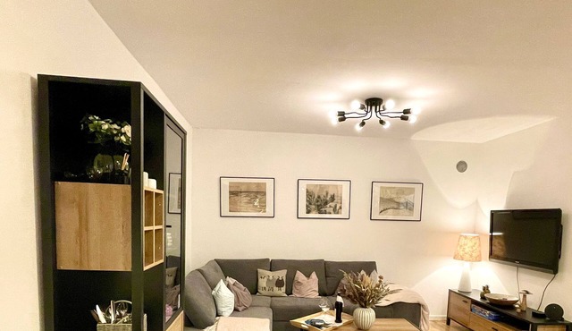 Wonderfully quiet vacation apartment with terrace, fireplace and sauna