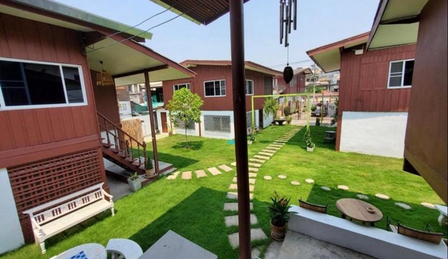 Wooden hostel