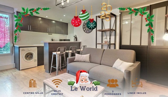 World studio proche gare et commerces ~ Mon Groom