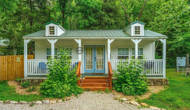 Wow! Creekside Studio with Scenic Porch Views