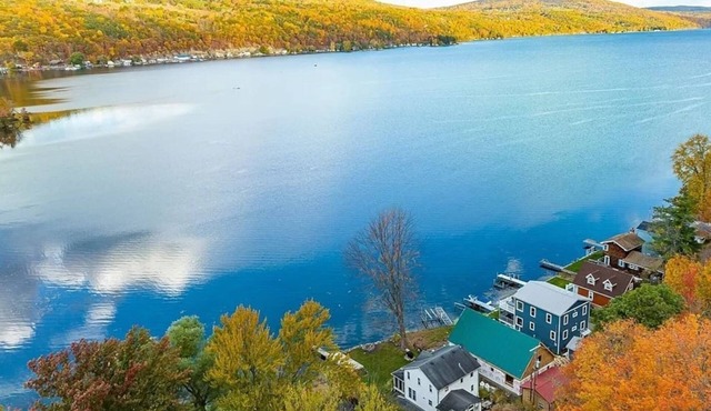 Year-round, beautiful, peaceful, lake front home on Canandaigua Lake.