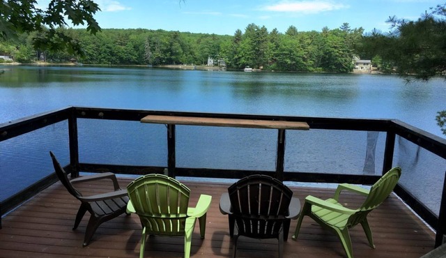 Year-Round Rustic Cabin on Maine's Crystal Clear Barker's Pond.