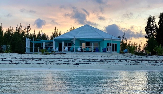 Your Private Beachfront Home & Dock with endless ocean views in North Andros