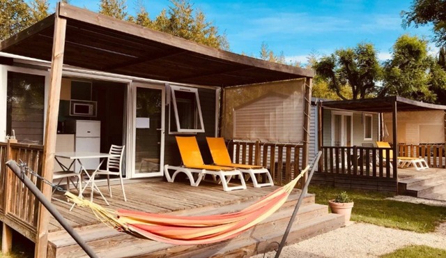 ZEcamping 3* pataugeoire piscine locatif TV clim 18m2 2 pers