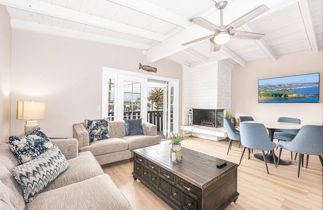 1 Block to Beach! | Cheery Upstairs Vacation Home