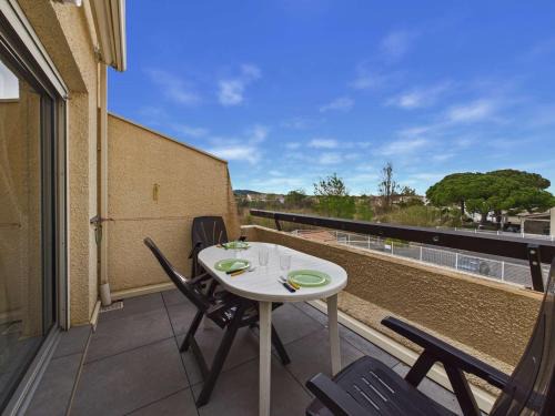 Charmant Studio Cabine Mezzanine avec Terrasse et Piscine à Marseillan - 6 Couchages - FR-1-326-437