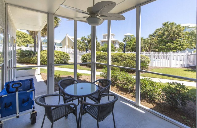 Deeded Beach Access, Community Pool, Screen Porch, Walk to Shops and Restaurants