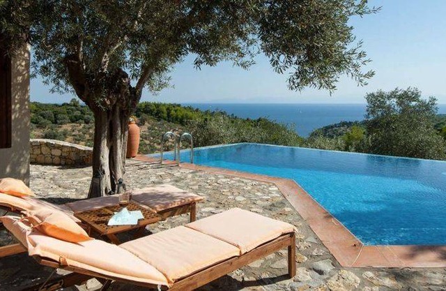 Deluxe Alonissos Island Villa Elia Private Pool Sea View 1 BDR Raches
