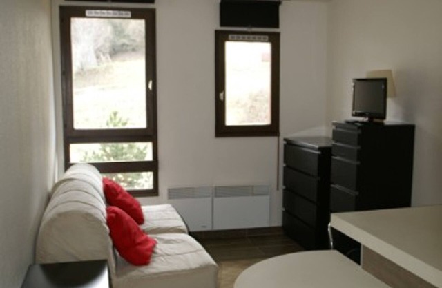 Functional studio for 2 in Les Adrets-Prapoutel center