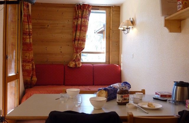 Heart of resort with its shops and at the foot of the chairlift of the Grand ski area of ​​Valmorel