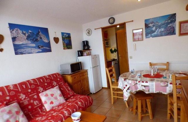 Studio cabine Les Saisies 4 pers, proche pistes - FR-1-594-153