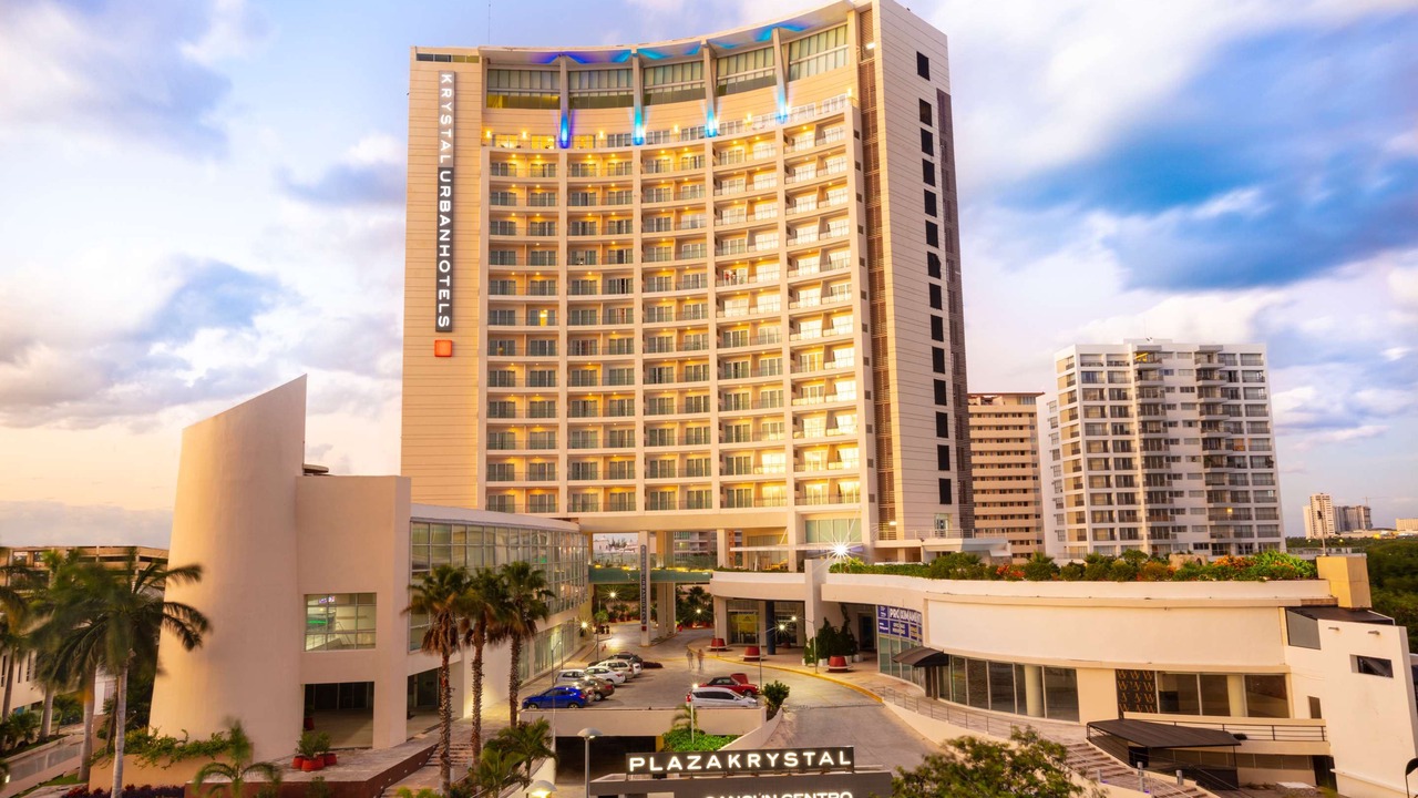 Photo of Buildings in Downtown Cancun