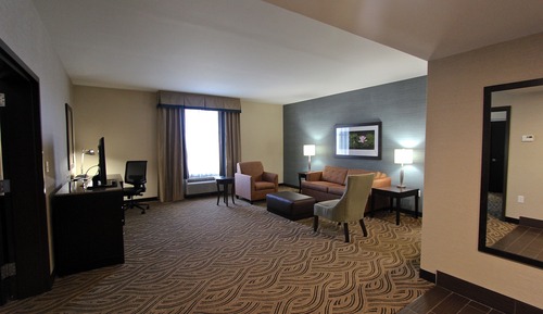 Room, One King Suite (Accessible Shower & Whirlpool)