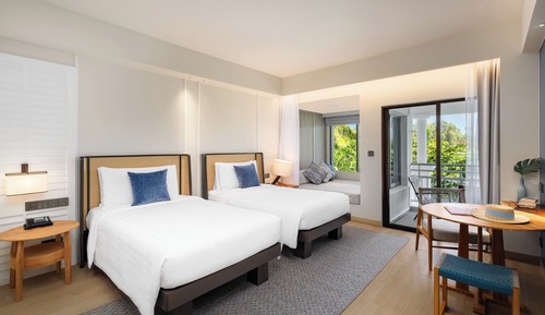 Room, 2 Twin Beds, Lagoon View