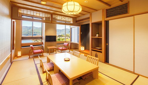 [Non-smoking] Japanese-Western style room with lakeside bath Limited to 2 people