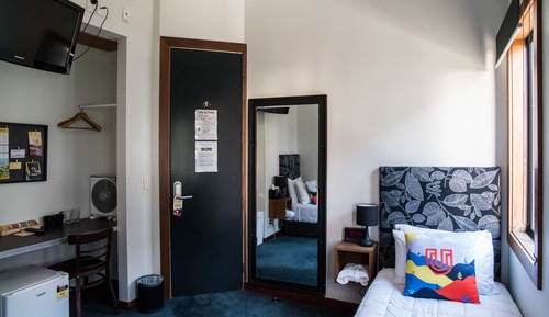 Twin Studio with Shared Bathroom