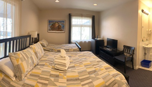 Double & Single bed, Privath bathroom
