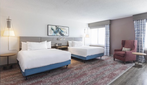 Standard Room, 2 Queen Beds & Full Size Sofa Sleeper, Accessible (Accessible Bathtub)