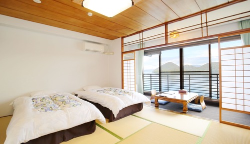 Japanese-Style Quadruple Room, Lake View - Non Smoking (Futons are provided from 3rd guests)