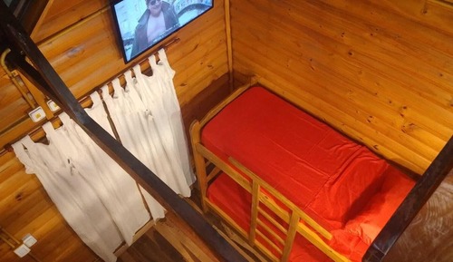 Family Cabin, Balcony, Courtyard View