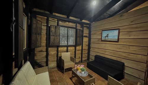Family Cabin, Courtyard View