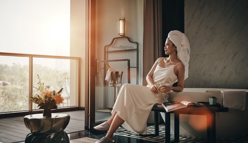 Romantic Room, 1 King Bed, Bathtub, Mountain View