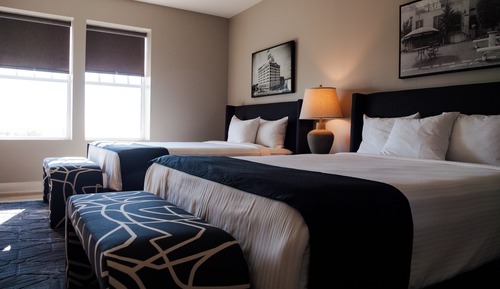 Standard Double Room, 2 Queen Beds, Hearing Accessible