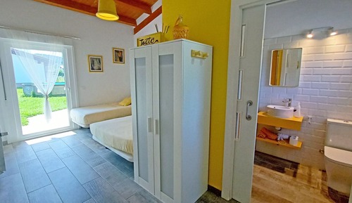 Family Double or Twin Room, Garden View