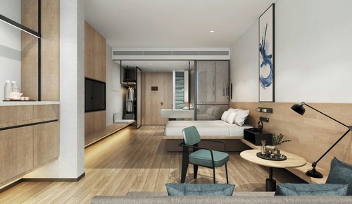 Superior Room, 1 King Bed, City View