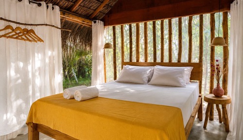 Comfort Cabin, Private Bathroom, Garden View