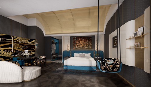 Gilded Swing King Room