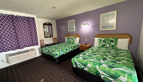 Standard Room, 2 Double Beds, Non Smoking, Private Bathroom