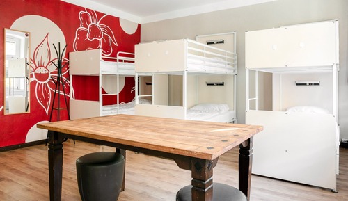 Shared Dormitory, Female, Shared Bathroom (bed in a female 10-beds-dorm)