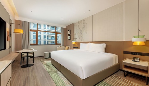 1 King Bed Standard City View