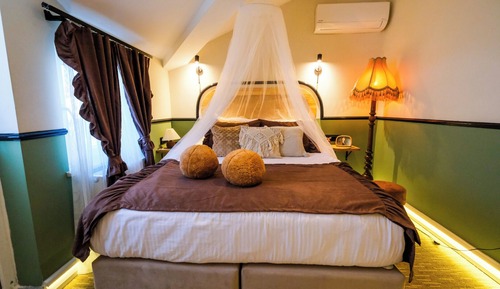 Luxury Double Room, Fireplace, City View