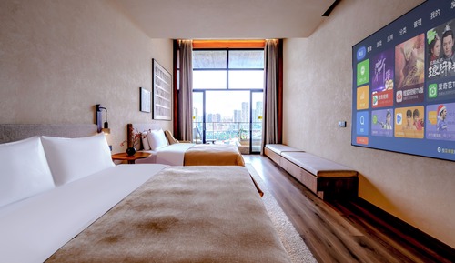 Panoramic Triple Room, Multiple Beds, Balcony, River View