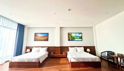 Family Double or Twin Room, Balcony, Sea View