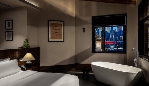 Panoramic Double Room, Hot Tub, River View