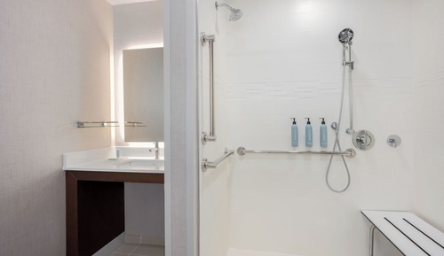 Suite, 1 Bedroom, Smoking, Corner (Mobility Accessible, Roll-in Shower)