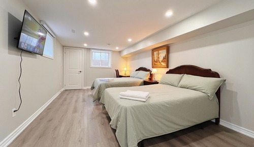 Deluxe Quadruple Room, 2 Double Beds, Private Bathroom