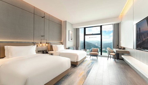 Executive Room, 2 Double Beds, City View