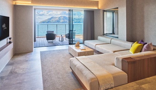 Twin Room with Terrace and Ocean View, West Wing, Non Smoking