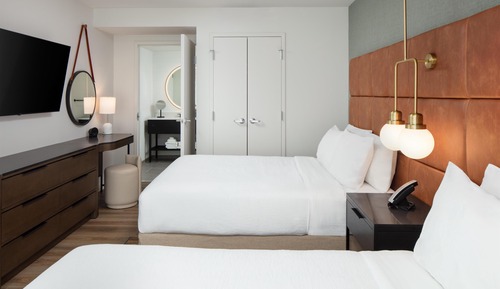 Suite, 2 Queen Beds, Accessible (Hearing, 2 Rooms)