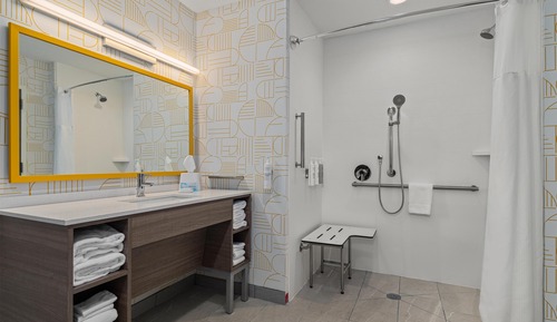 Suite, 1 King Bed, Accessible (Roll-In Shower)