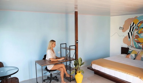 Apartment, 1 King Bed, Balcony, City View