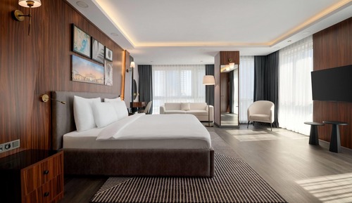 Junior Suite, 1 Double Bed with Sofa bed, Sea View