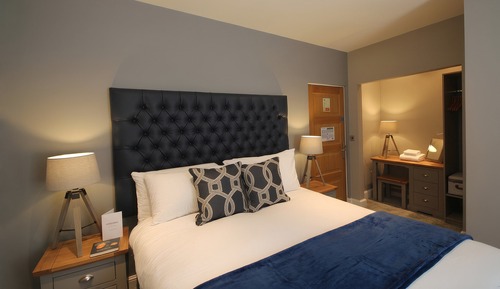Superior King Room, 1 King Bed, Jetted Tub and Shower