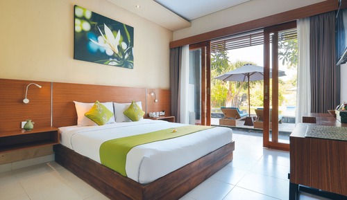 Cempaka Double or Twin Room with Pool Access